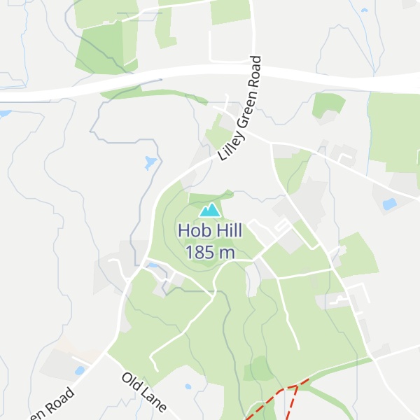 Map of Hob Hill