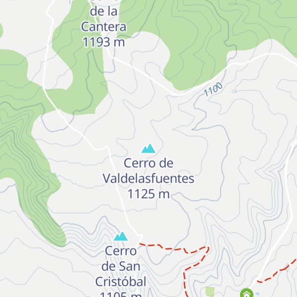 Map of Cerro de Valdelasfuentes