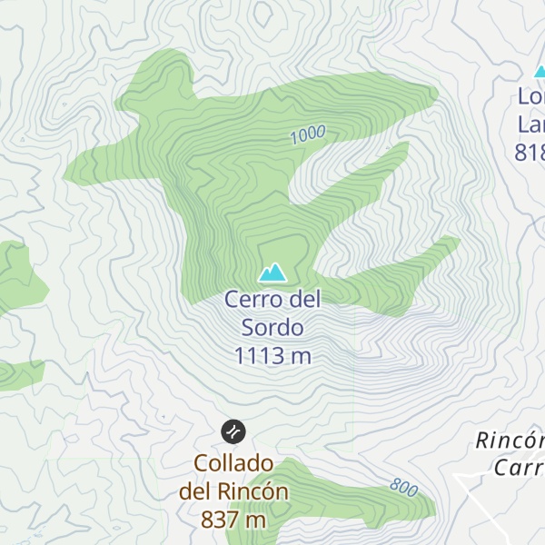 Map of Cerro del Sordo