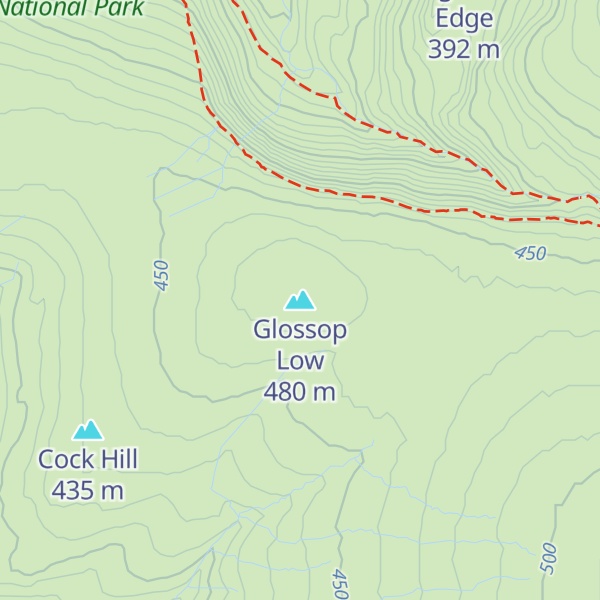 Map of Glossop Low