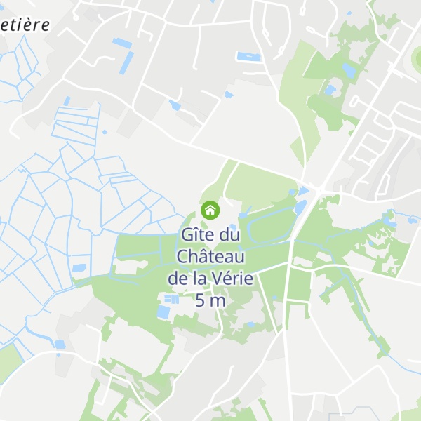 Map of Gîte du Château de la Vérie