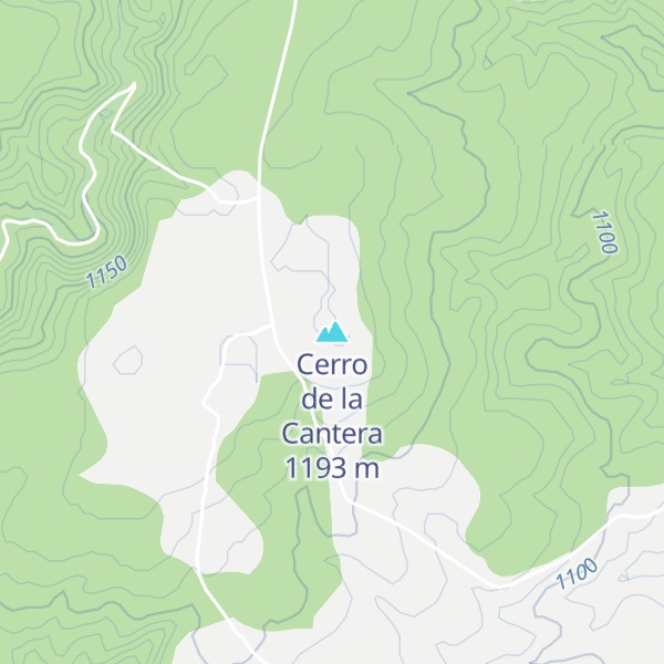 Map of Cerro de la Cantera