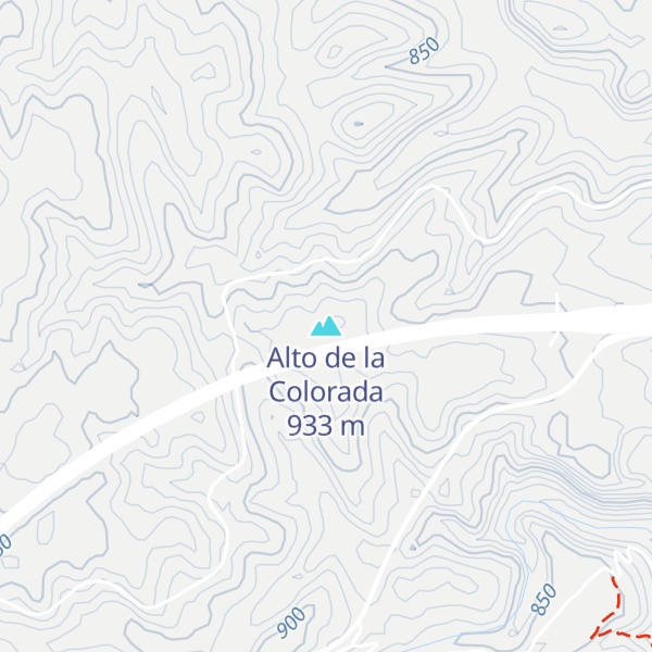 Map of Alto de la Colorada