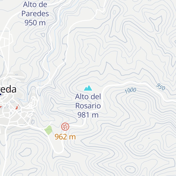 Map of Alto del Rosario