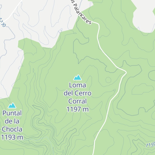 Map of Loma del Cerro Corral