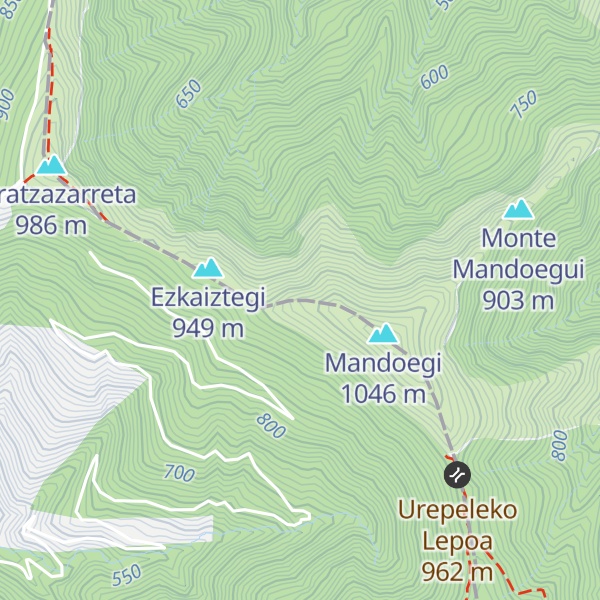 Map of Azarizuloetako Gaina
