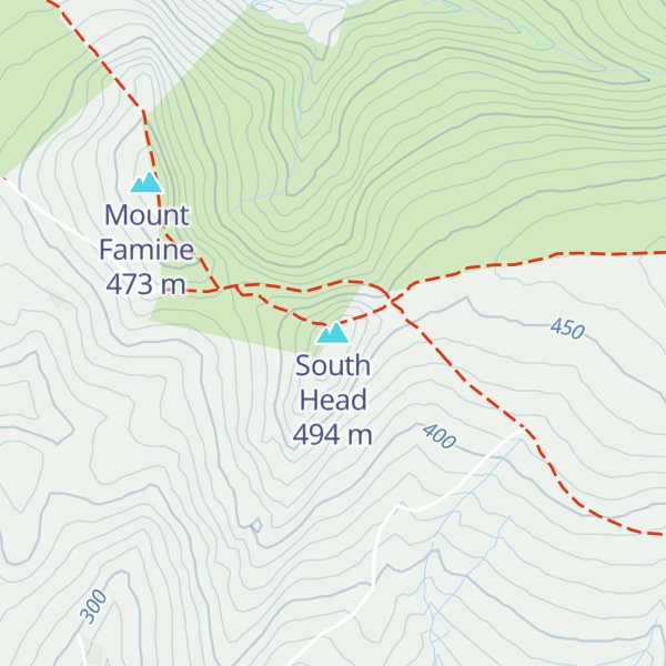 Map of South Head