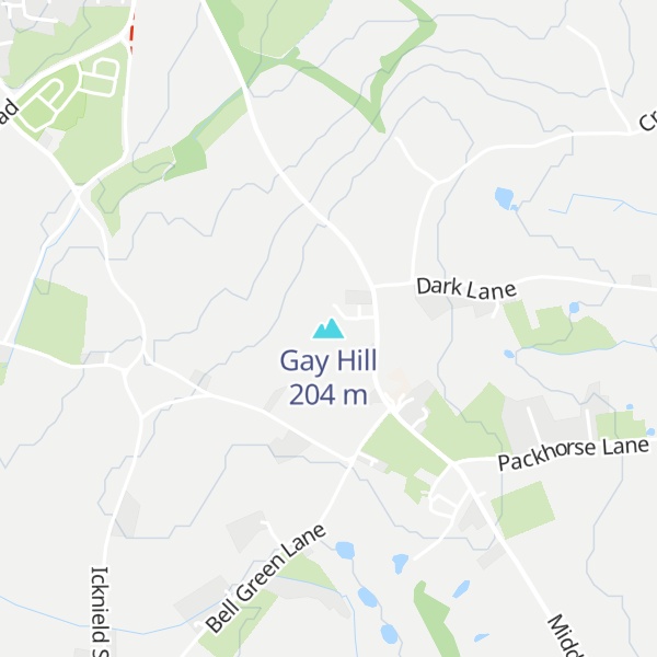 Map of Gay Hill