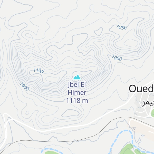 Map of Jbel El Himer