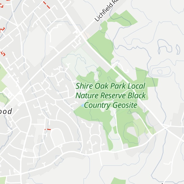 Map of Shireoak Hill