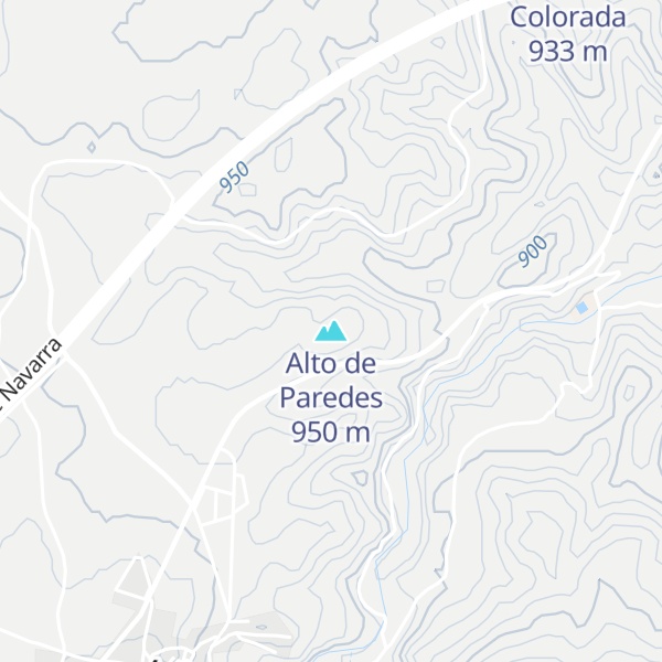 Map of Alto de Paredes