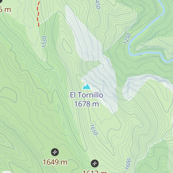 Map of El Tornillo