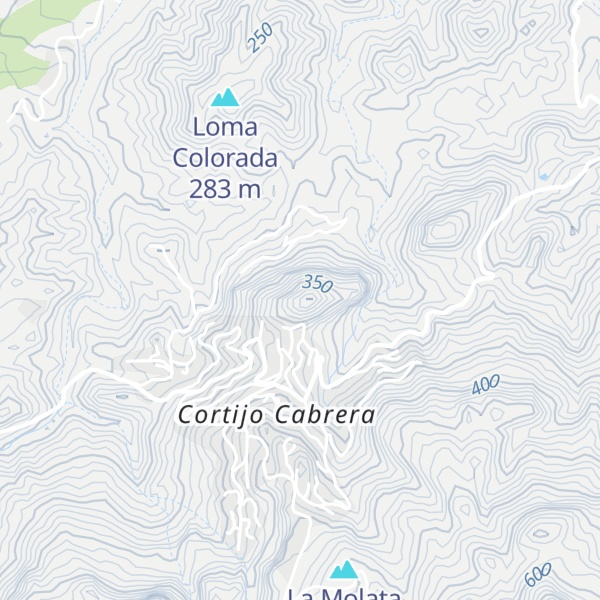 Map of Cerro de la Pilica