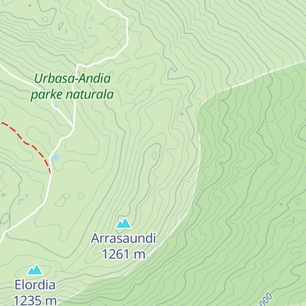 Map of Alto de las Bordas Viejas
