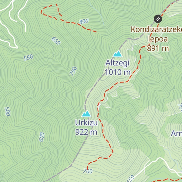 Map of Intxusu