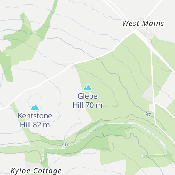 Map of Glebe Hill