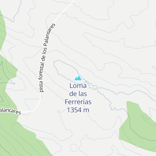 Map of Loma de las Ferrerías