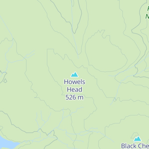 Map of Howels Head