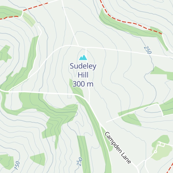 Map of Round Hill