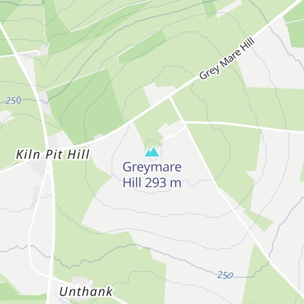 Map of Greymare Hill