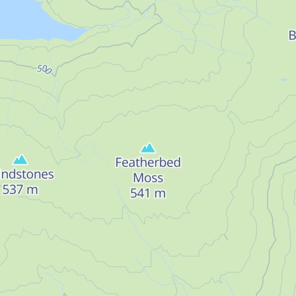 Map of Featherbed Moss
