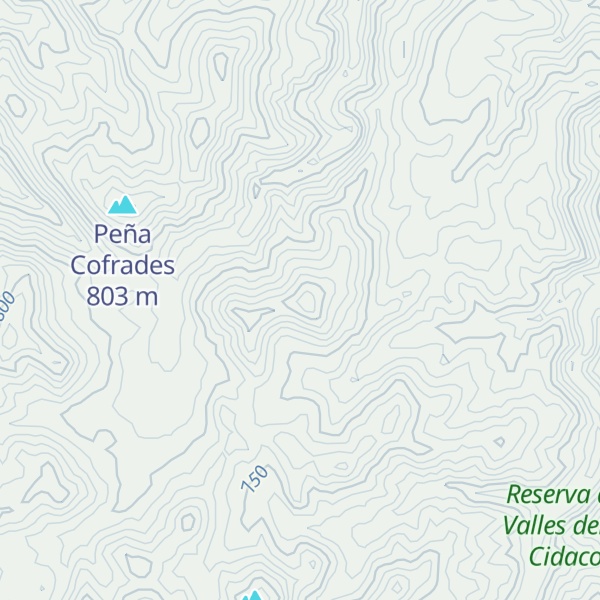 Map of Cerro Siero