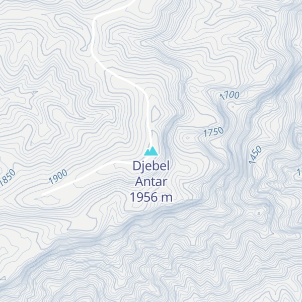 Map of Djebel Antar