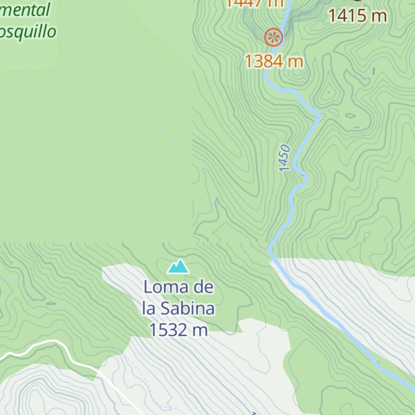 Map of Refugio de El Pozarrón
