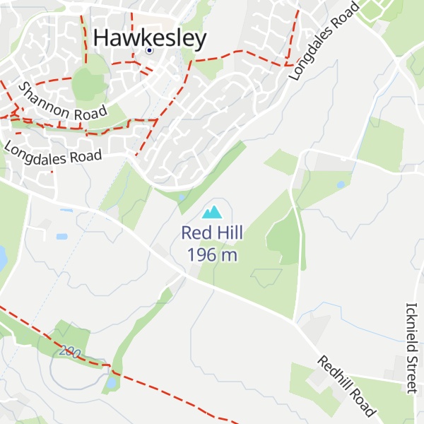 Map of Red Hill