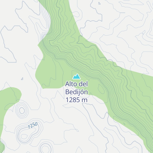Map of Alto del Bedijón
