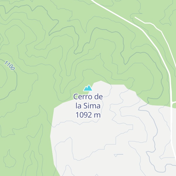 Map of Cerro de la Sima