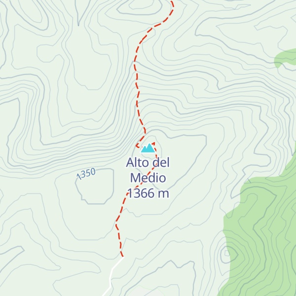 Map of Alto del Medio