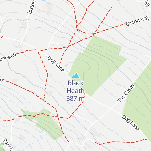Map of Black Heath