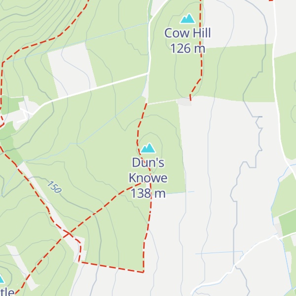 Map of Dun's Knowe