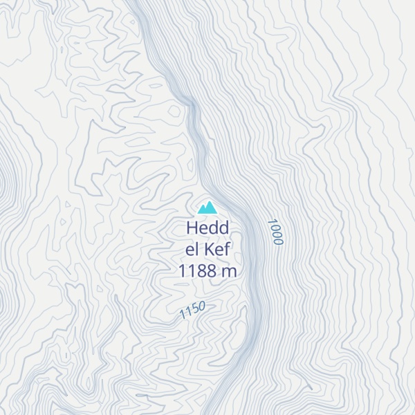 Map of Hedd el Kef