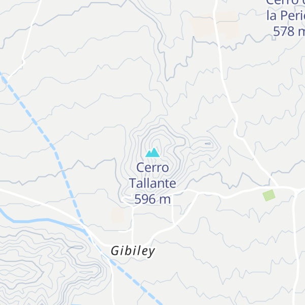 Map of Cerro Tallante