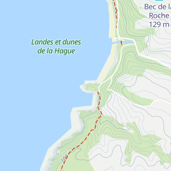 Map of La Côte Soufflée