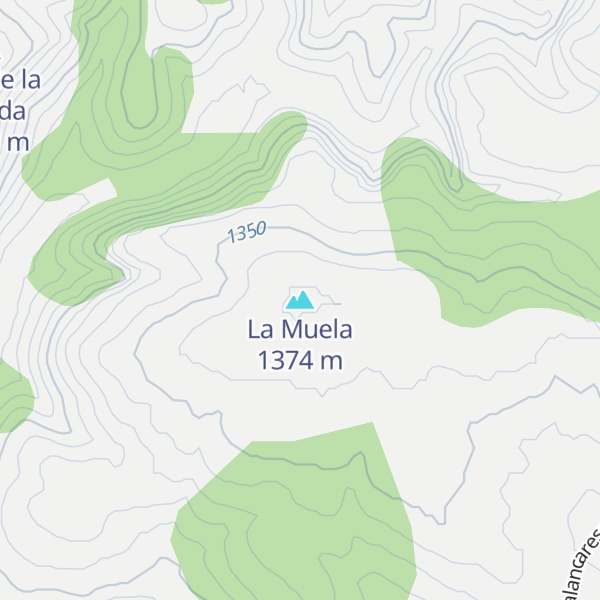 Map of La Muela