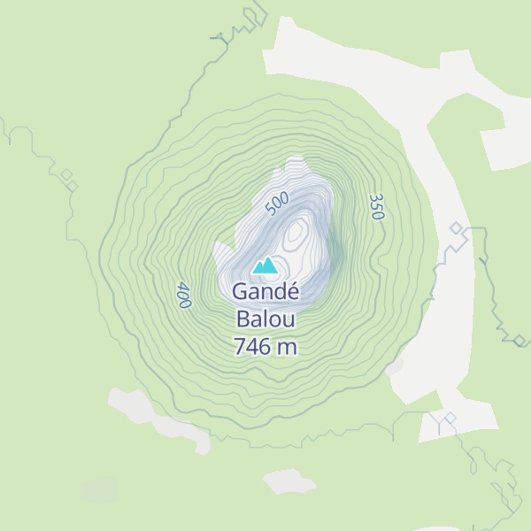 Map of Gandé Balou