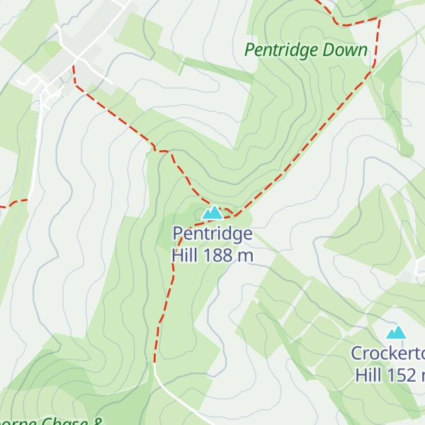 Map of Pentridge Hill