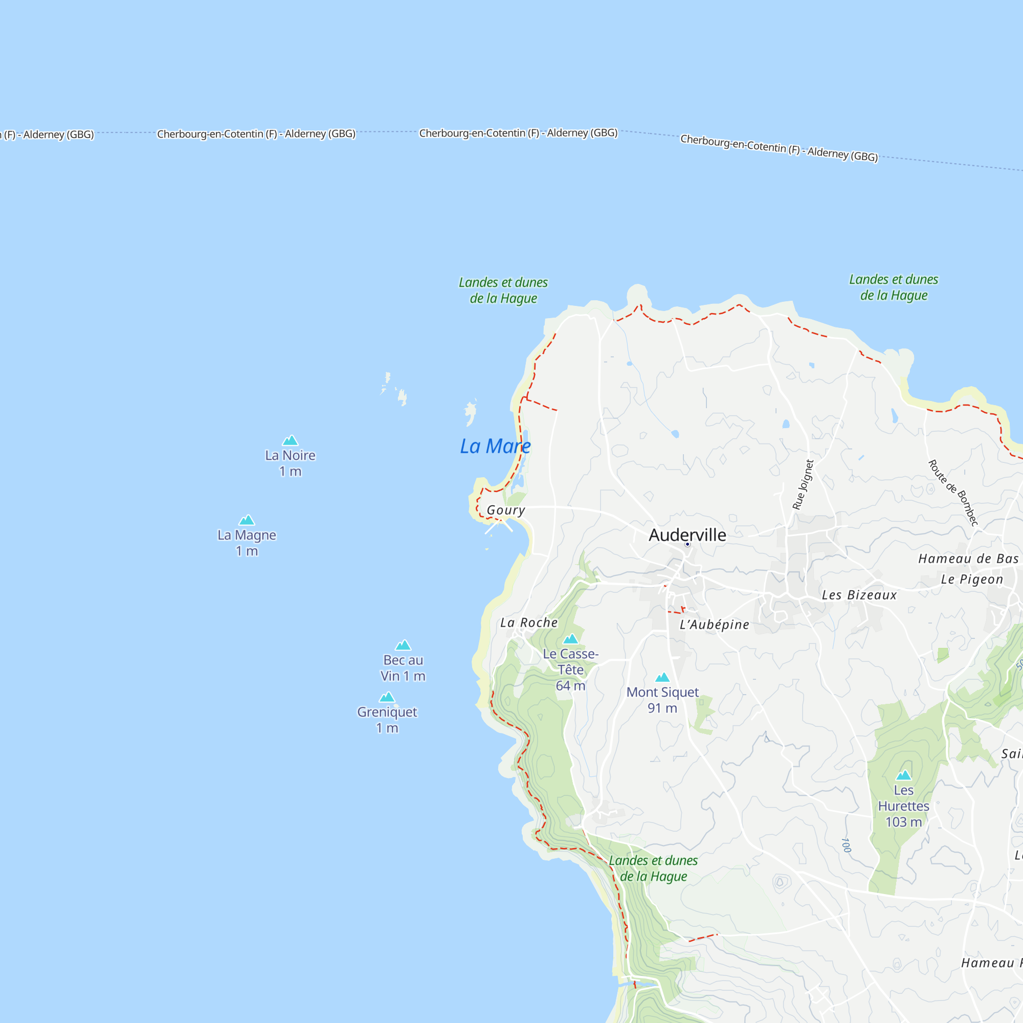 Office de Tourisme du Cotentin  map