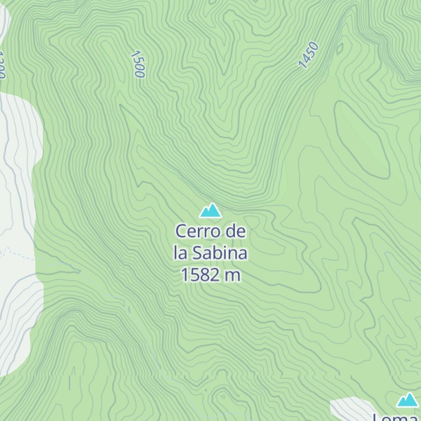 Map of Cerro de la Sabina