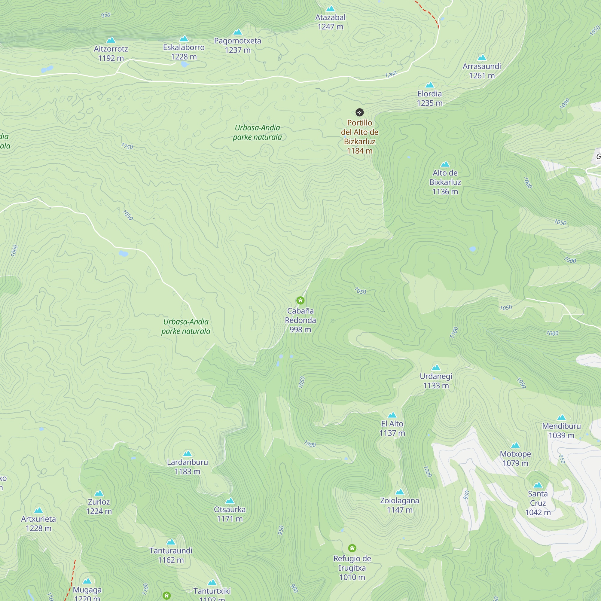 Cabaña Redonda map