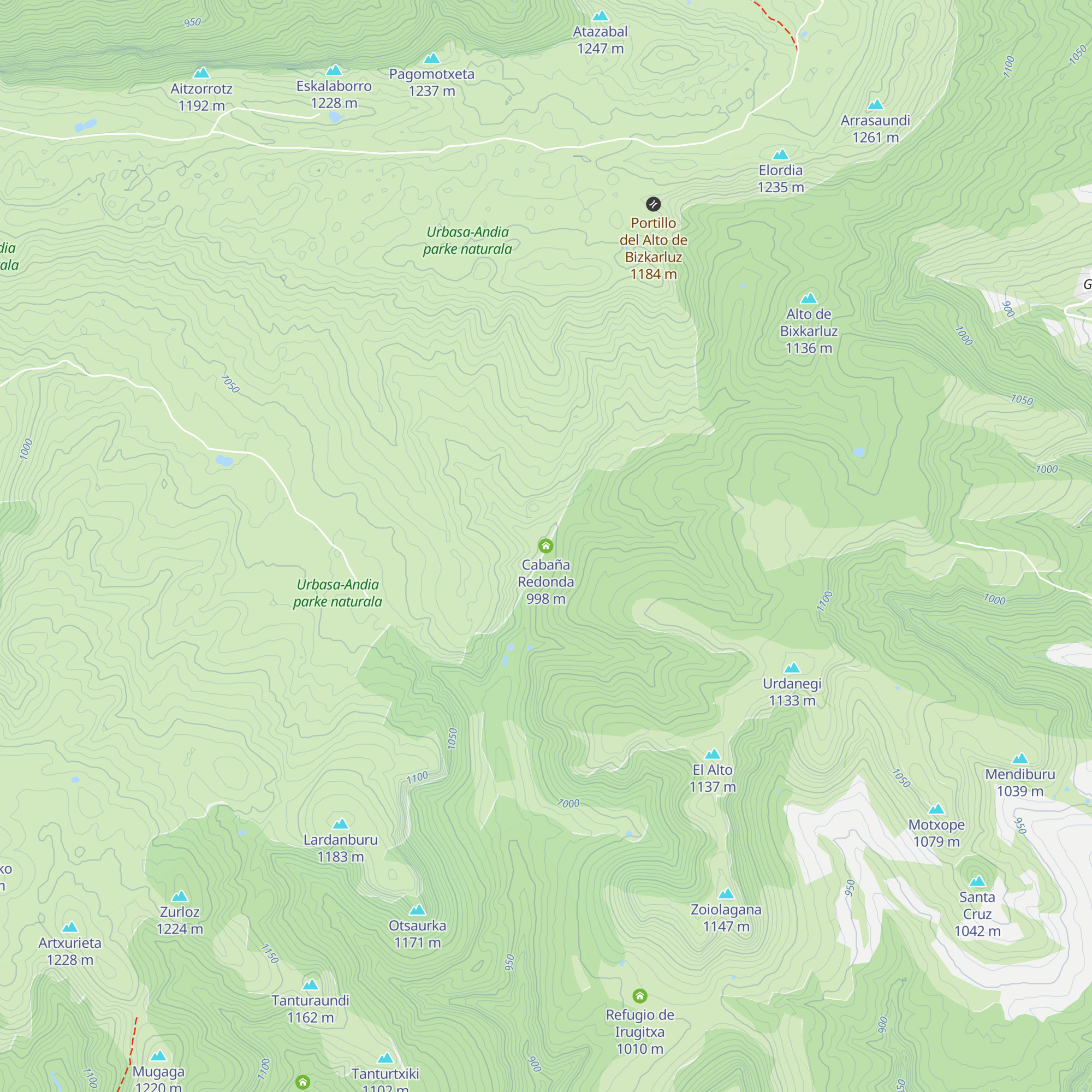 Cabaña Redonda map