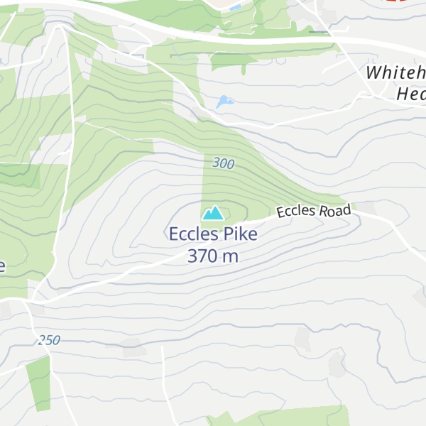 Map of Eccles Pike