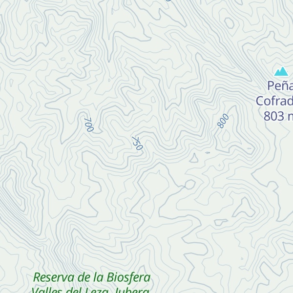 Map of Peña Amarilla