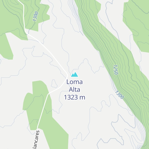 Map of Loma Alta