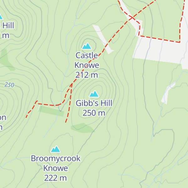 Map of Gibb's Hill