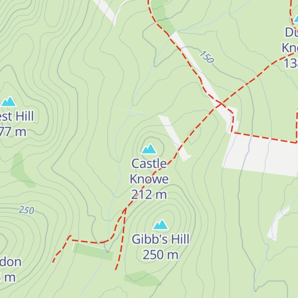 Map of Castle Knowe
