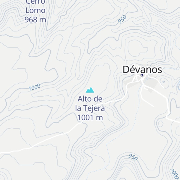 Map of Alto de la Tejera